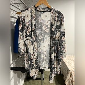 Torrid floral cardigan